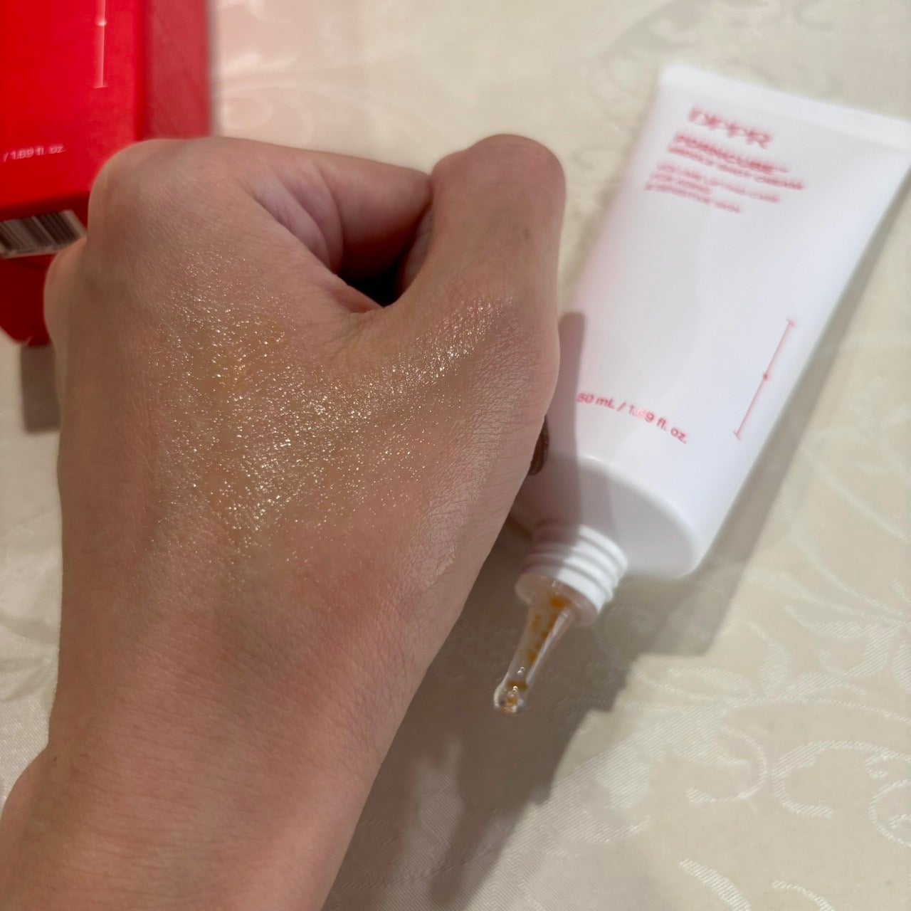 DPPR PDRN CUBE ミドルショットクリーム/DPPR/フェイスクリームを使ったクチコミ(3枚目)