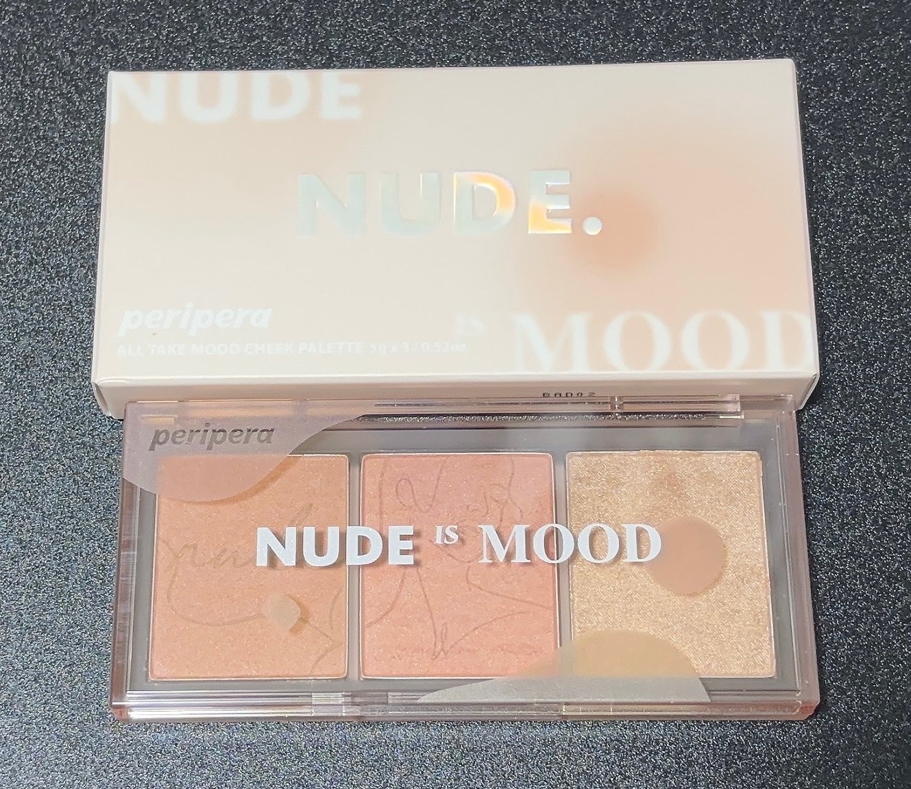 All Take Mood Cheek Palette/PERIPERA/パウダーチークを使ったクチコミ(2枚目)