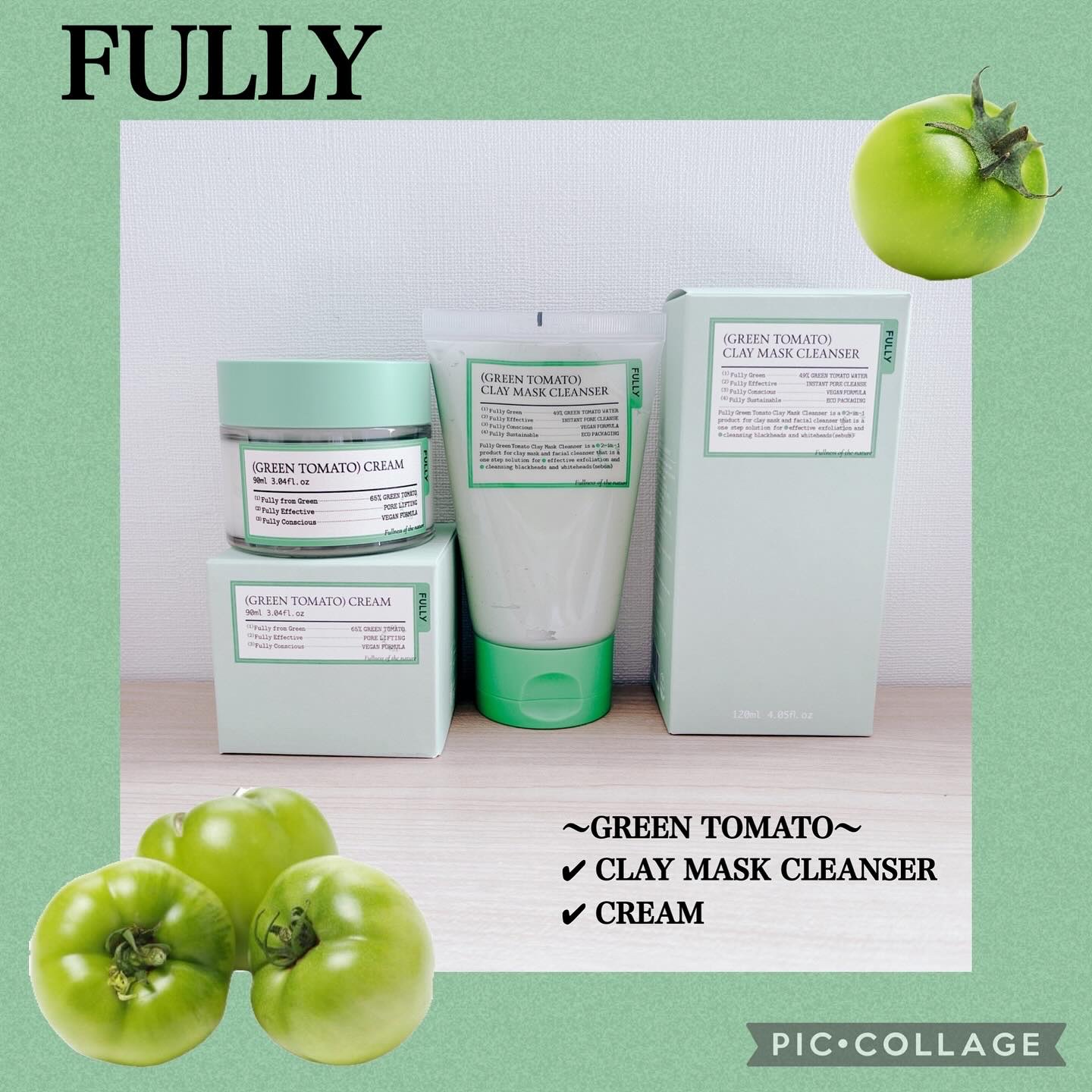 グリーントマトクレイマスククレンザー/FULLY/洗い流すパック・マスクを使ったクチコミ（1枚目）