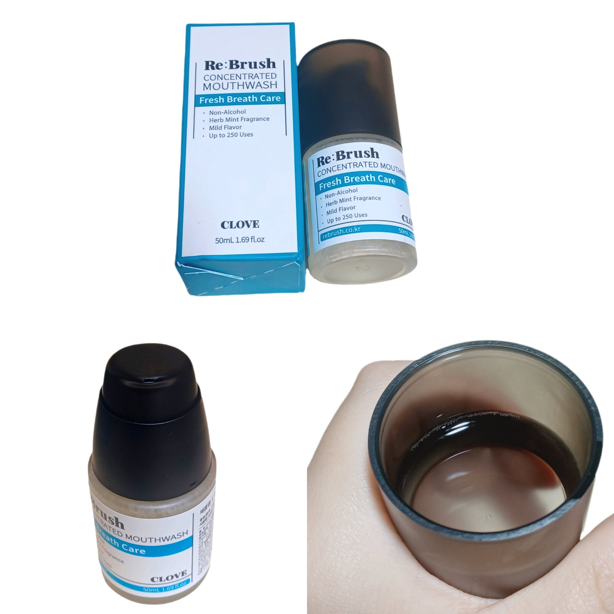 口臭除去クローブ濃縮マウスウォッシュ/Re:Brush/マウスウォッシュ・スプレーを使ったクチコミ（3枚目）