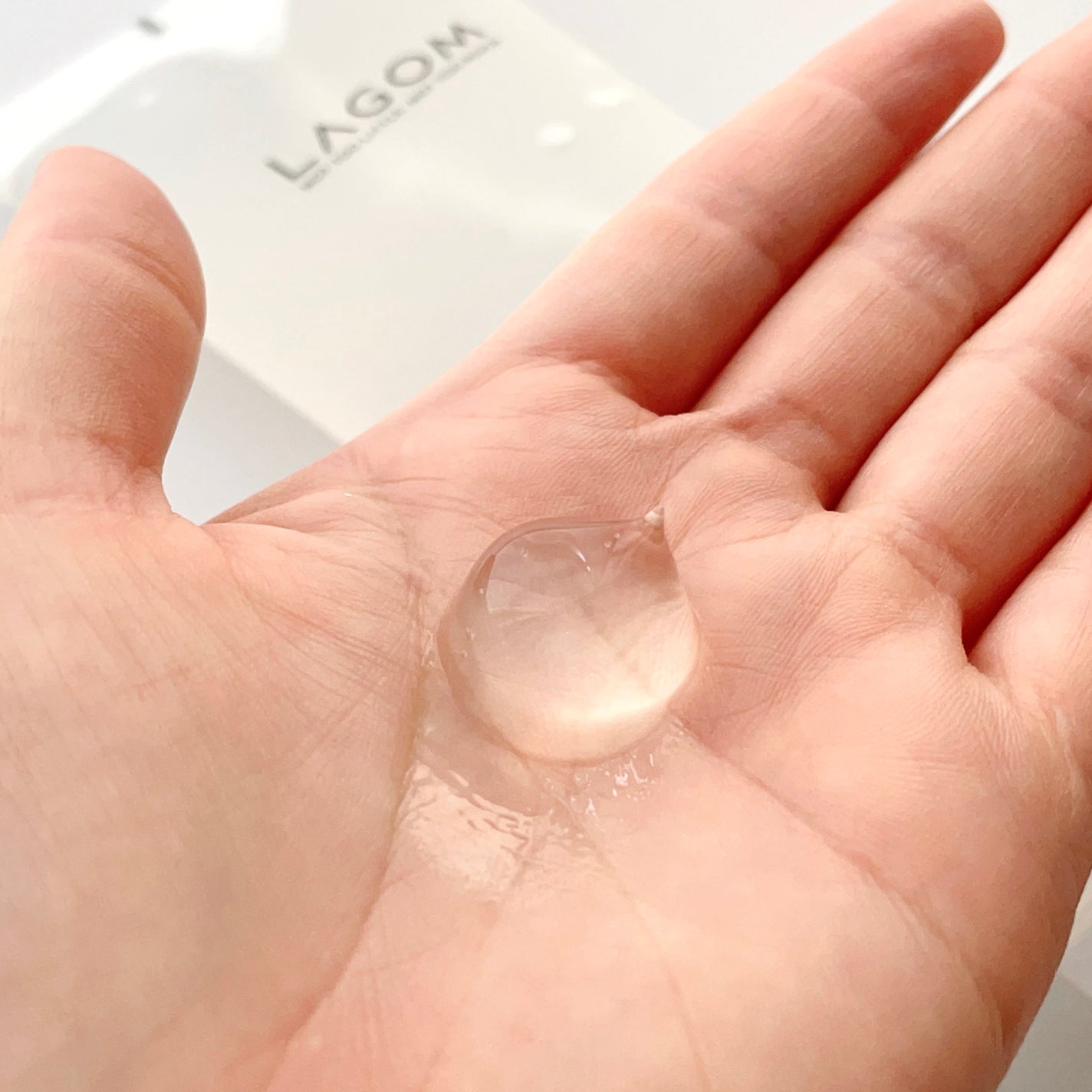 ラゴム ジェルトゥウォーター クレンザー(朝用洗顔)/LAGOM /その他洗顔料を使ったクチコミ(3枚目)