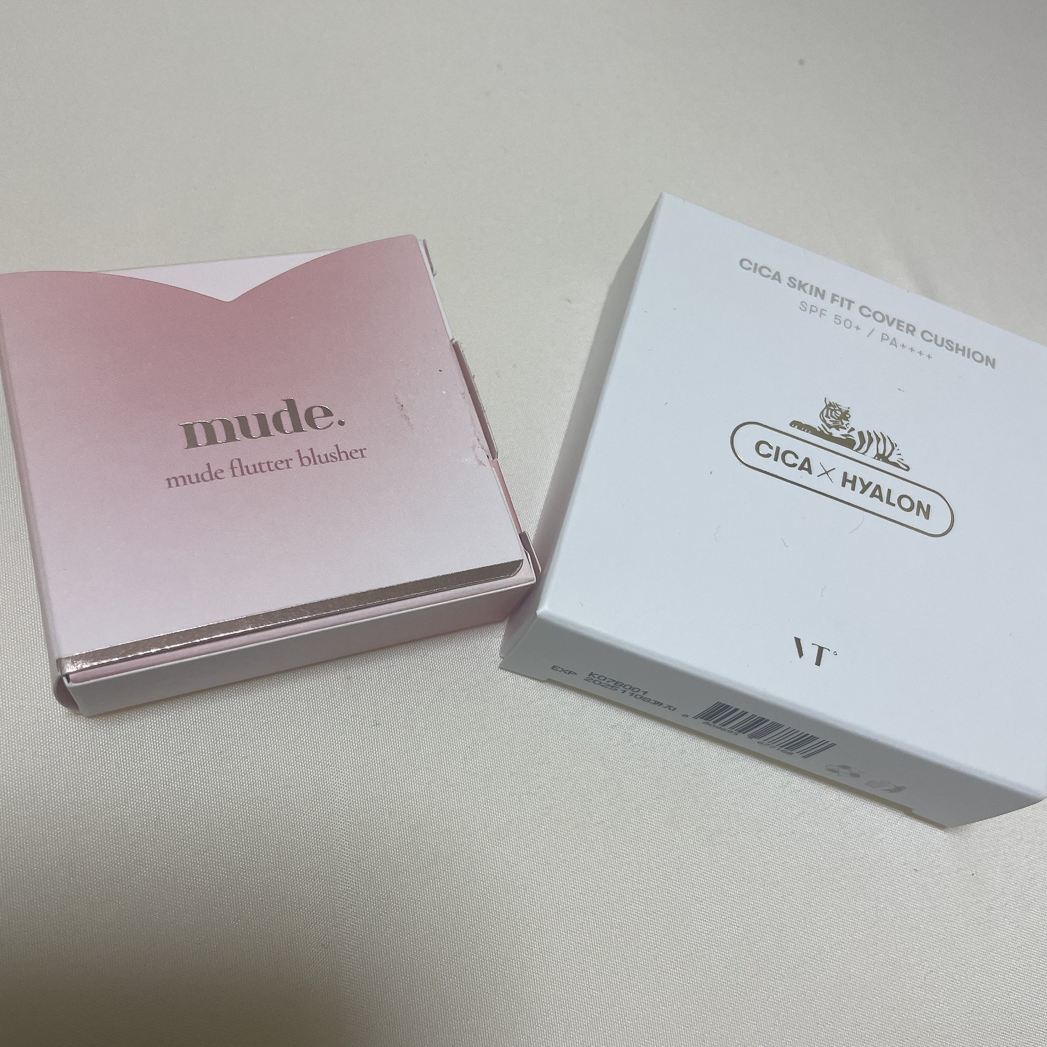 フラッターブラッシャー 03 メリーミューズ/mude./パウダーチークを使ったクチコミ（1枚目）