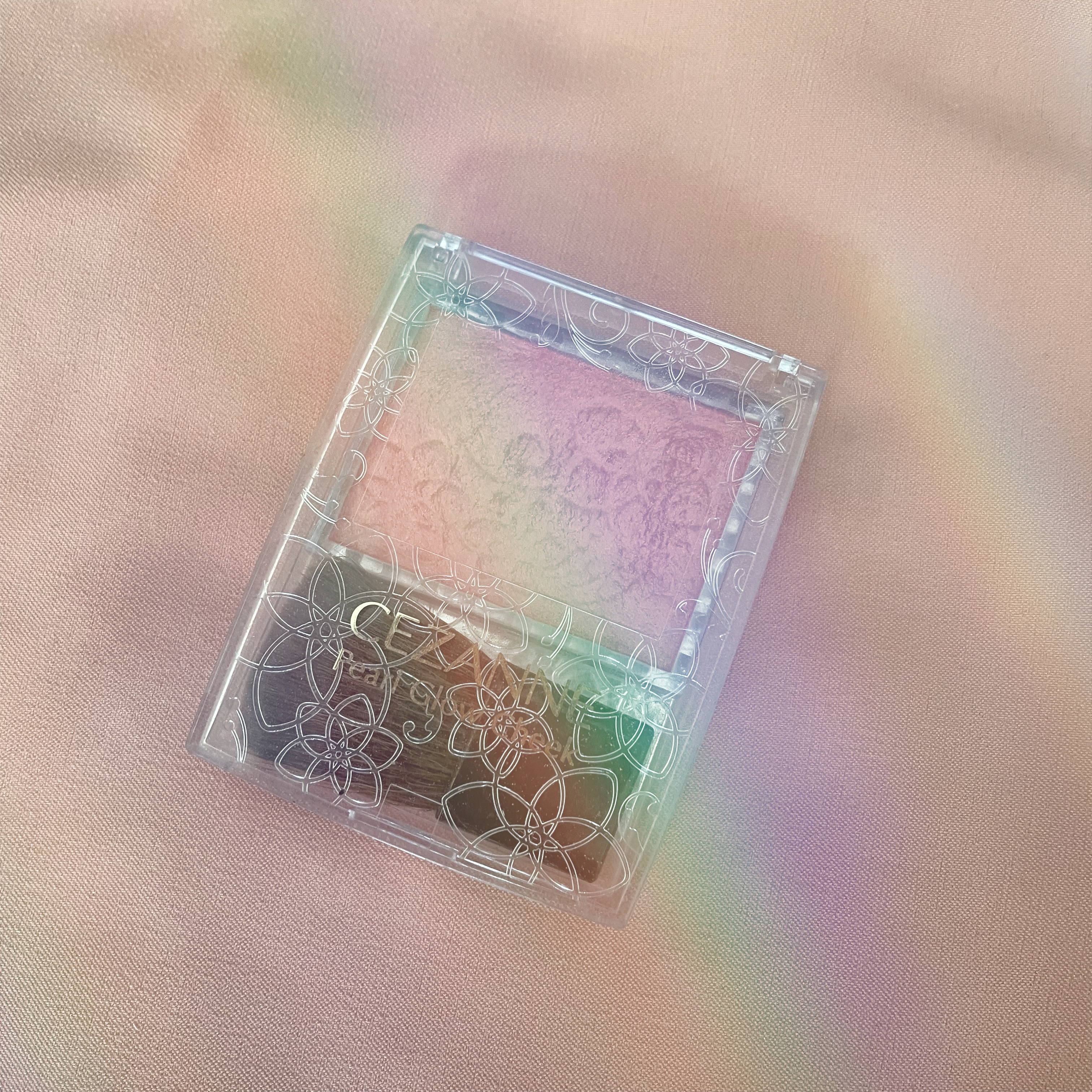 パールグロウチーク P1 ゴールドピーチ/CEZANNE/パウダーチークを使ったクチコミ（1枚目）