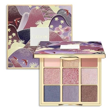 長相思シリーズ 9色アイシャドウパレット/CATKIN/アイシャドウパレットを使ったクチコミ(3枚目)