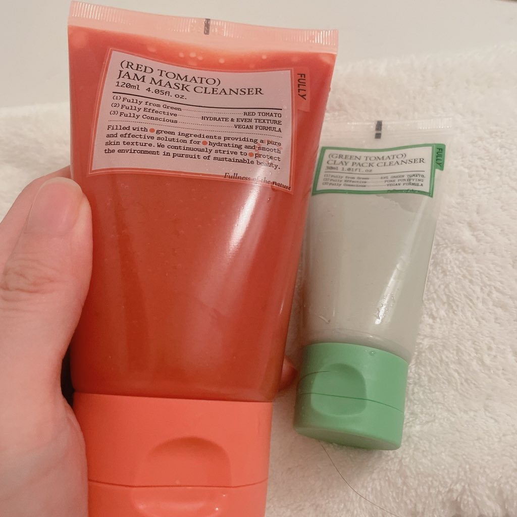 グリーントマトクレイマスククレンザー/FULLY/洗い流すパック・マスクを使ったクチコミ(1枚目)
