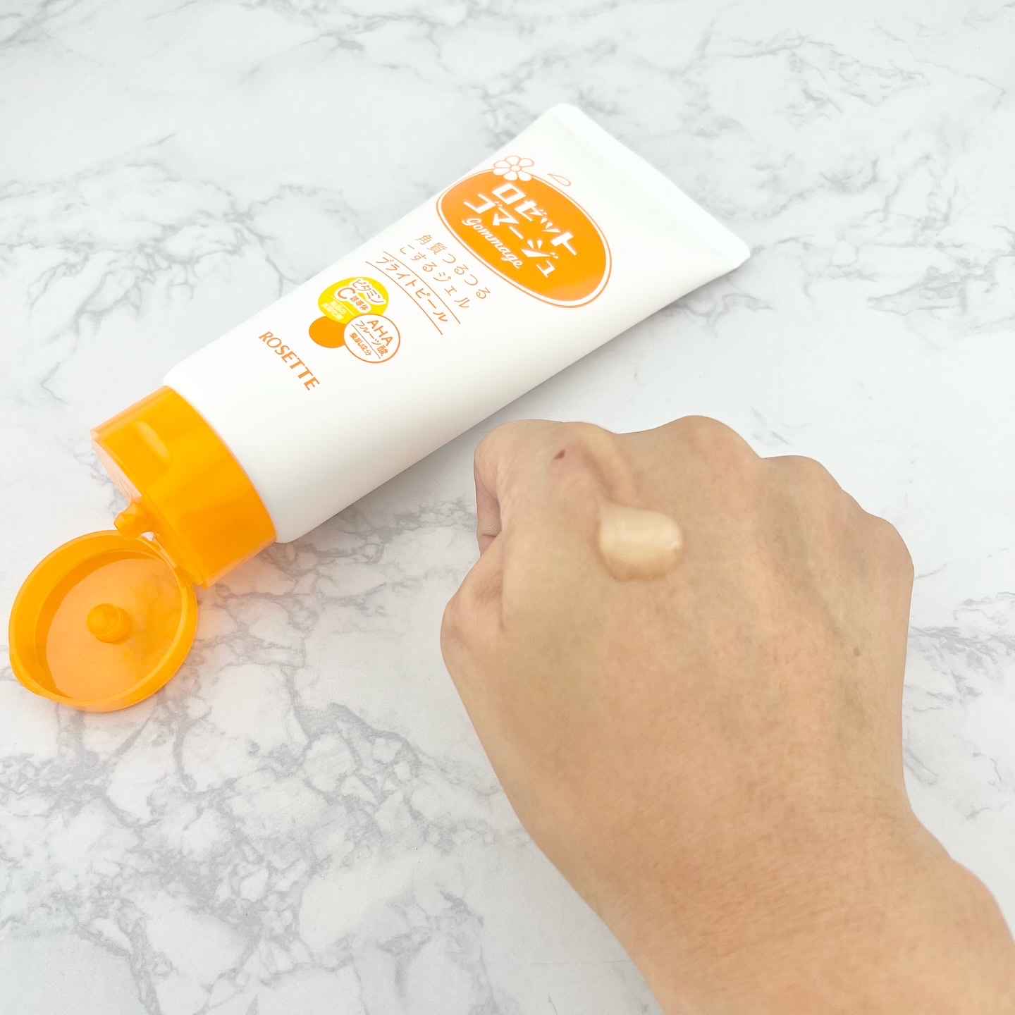 ロゼットゴマージュ ブライトピール ［洗浄料］/ロゼット/スクラブ・ゴマージュを使ったクチコミ（2枚目）