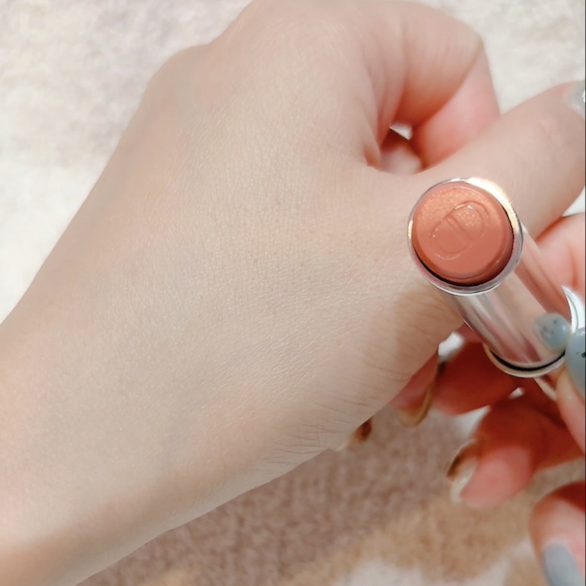 ディオール アディクト リップ グロウ 012 ローズウッド/Dior/リップバームを使ったクチコミ（3枚目）