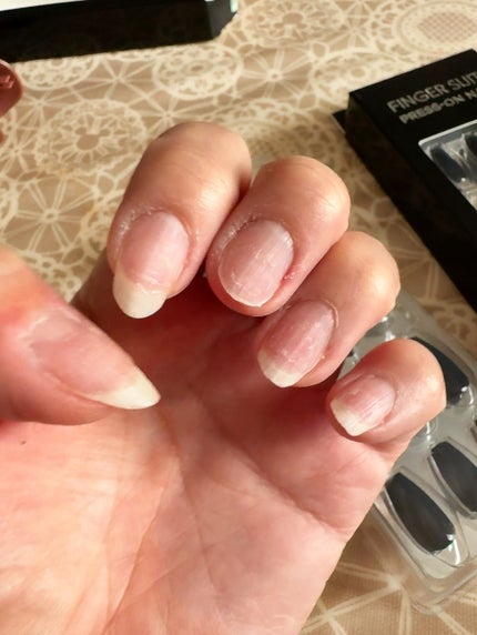 ネイルチップ(シールタイプ)/FINGER SUIT/ネイルチップ・パーツを使ったクチコミ(4枚目)