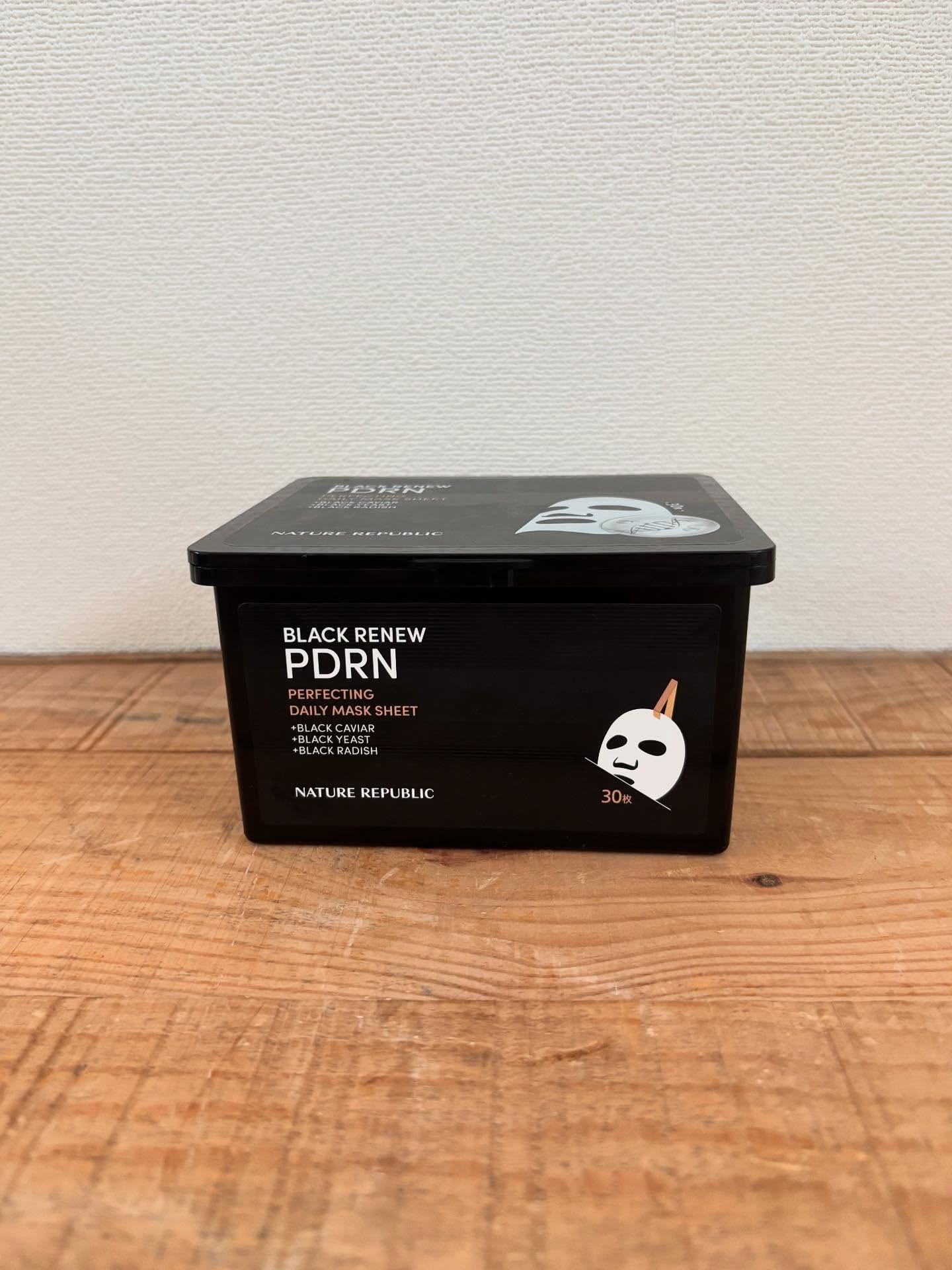 ブラックPDRN デイリーシートマスク/ネイチャーリパブリック/シートマスク・パックを使ったクチコミ（1枚目）