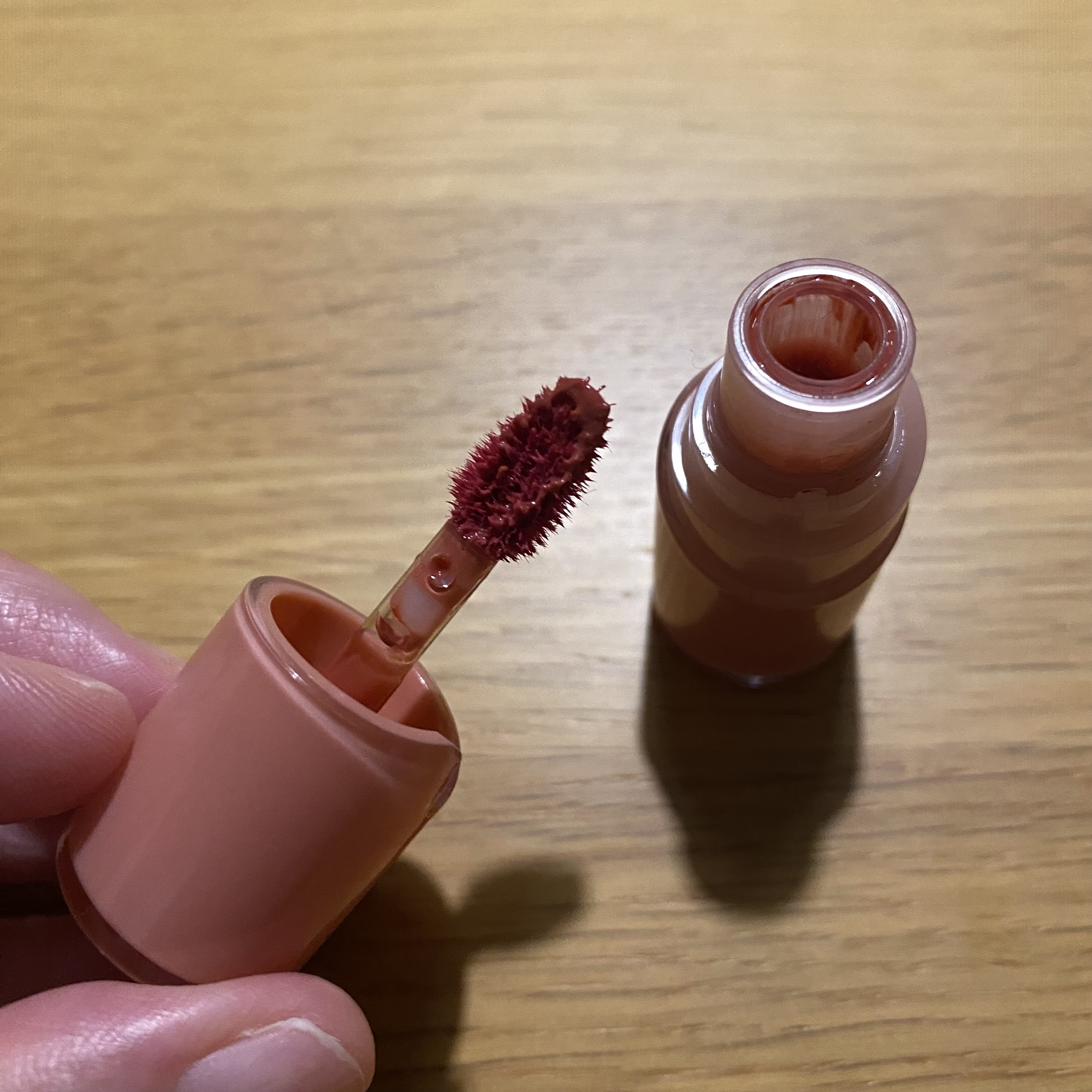 ロウグロウジェルティント/hince/リップティントを使ったクチコミ（3枚目）