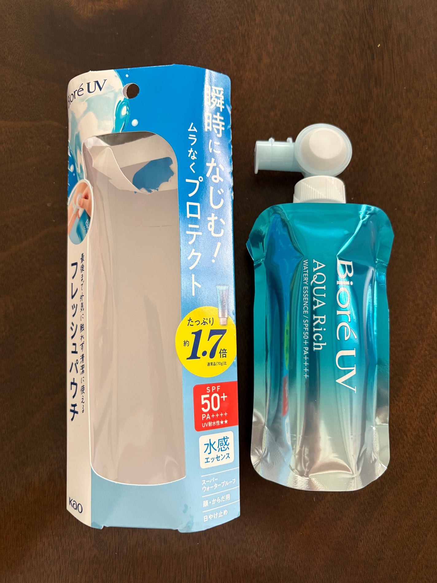 ビオレUV アクアリッチ ウォータリーエッセンス/ビオレ/日焼け止め・UVケアを使ったクチコミ(1枚目)