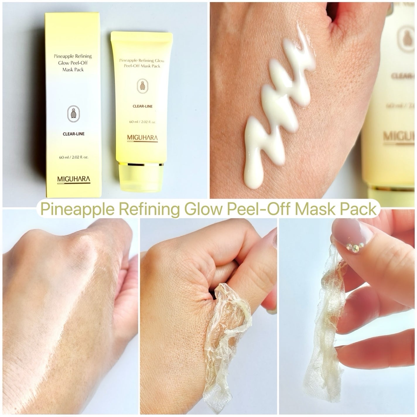 ローズコラーゲンラッピングピールオフマスクパック/MIGUHARA/洗い流すパック・マスクを使ったクチコミ(4枚目)