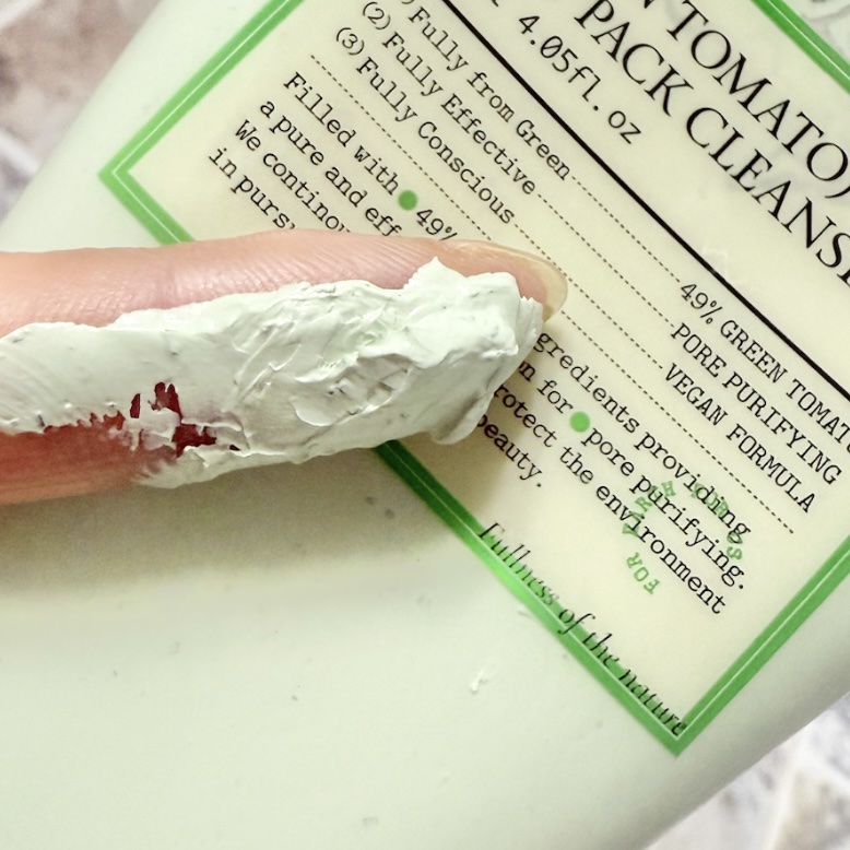 グリーントマトクレイマスククレンザー/FULLY/洗い流すパック・マスクを使ったクチコミ（2枚目）