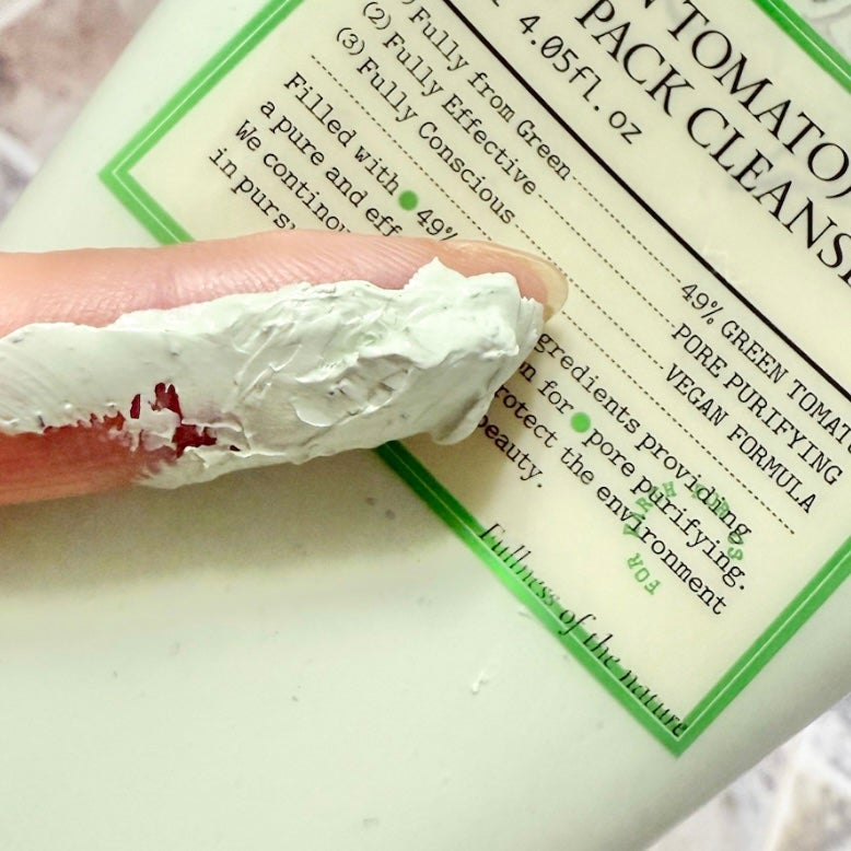 グリーントマトクレイマスククレンザー/FULLY/洗い流すパック・マスクを使ったクチコミ(2枚目)