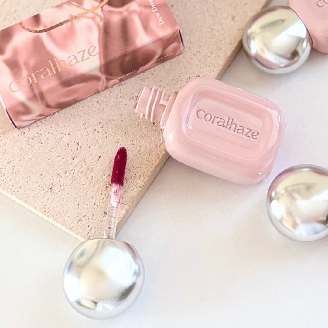 デュー ドロップ ティント/Coralhaze/リップティントを使ったクチコミ（2枚目）