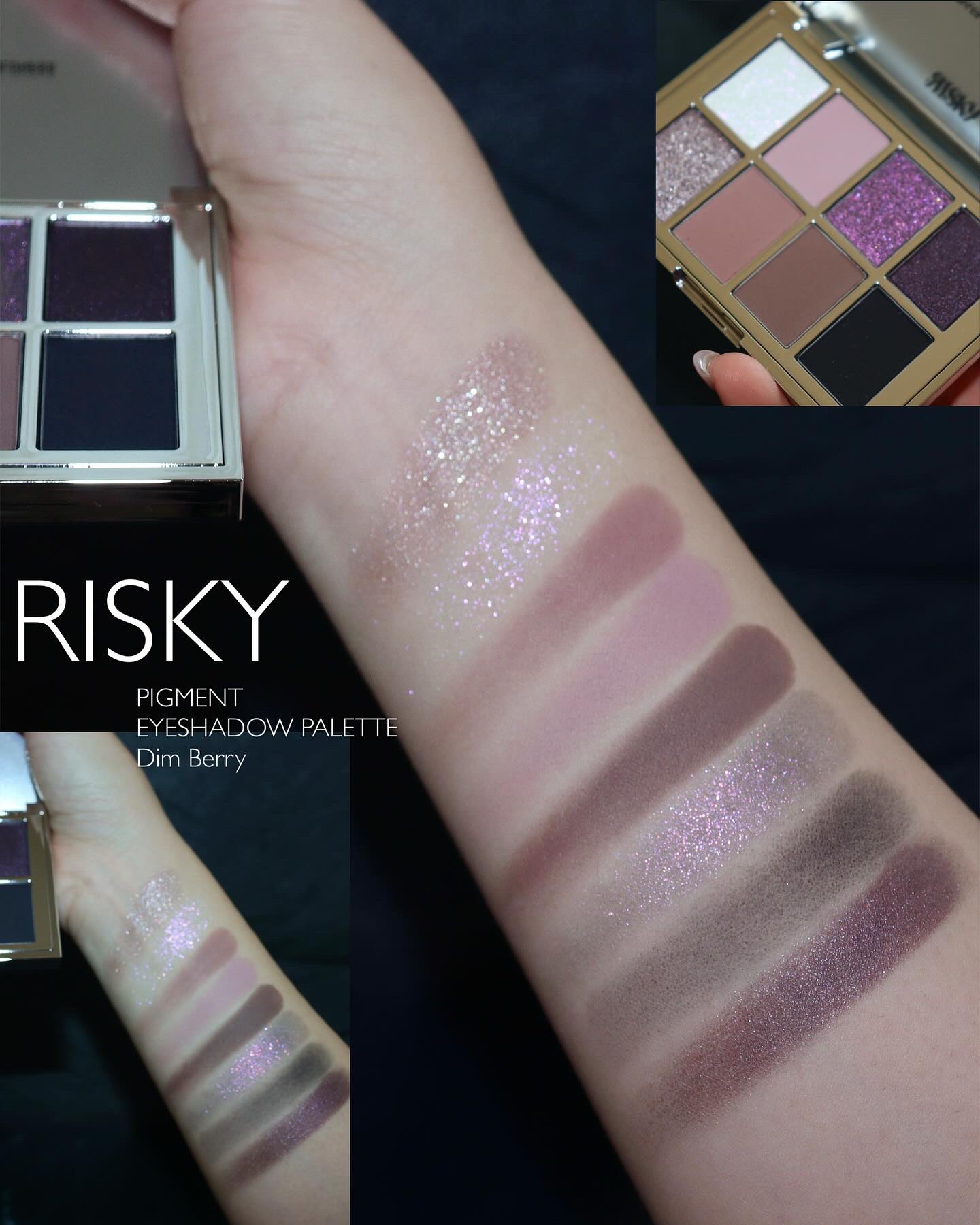 PIGMENT EYESHADOW PALETTE /RISKY /アイシャドウパレットを使ったクチコミ（2枚目）