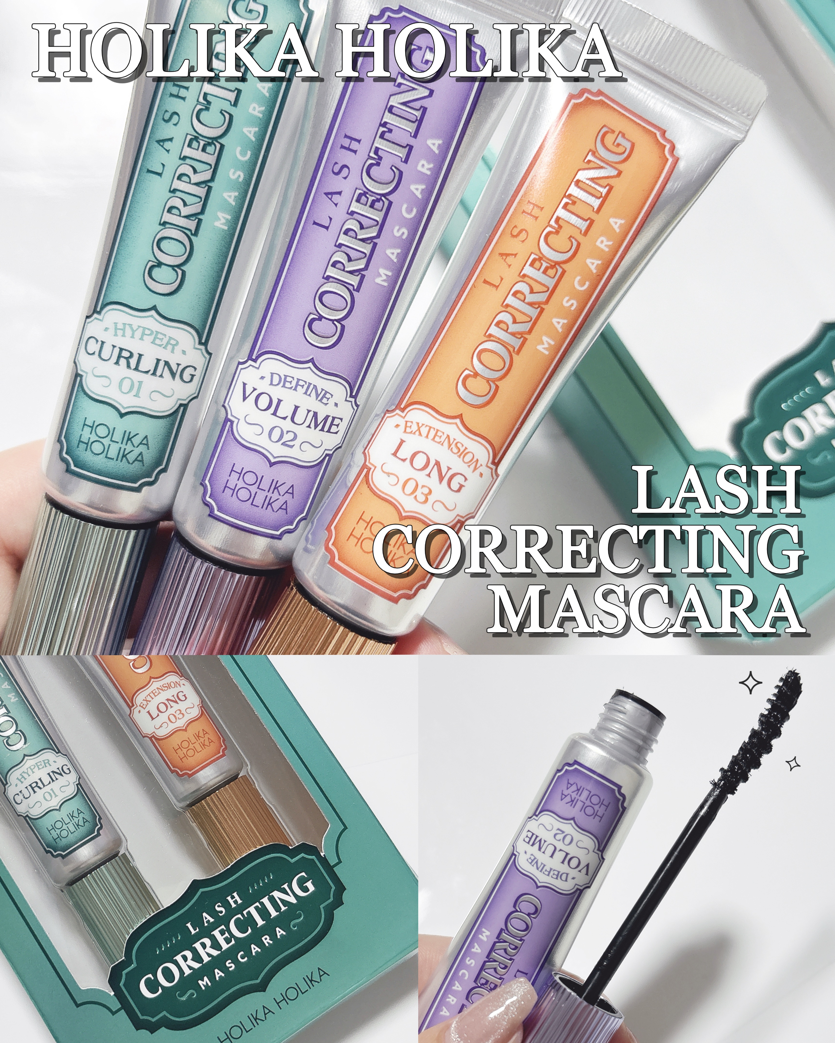 ホリカホリカ ラッシュコレクティングマスカラ/HOLIKA HOLIKA/マスカラを使ったクチコミ（1枚目）