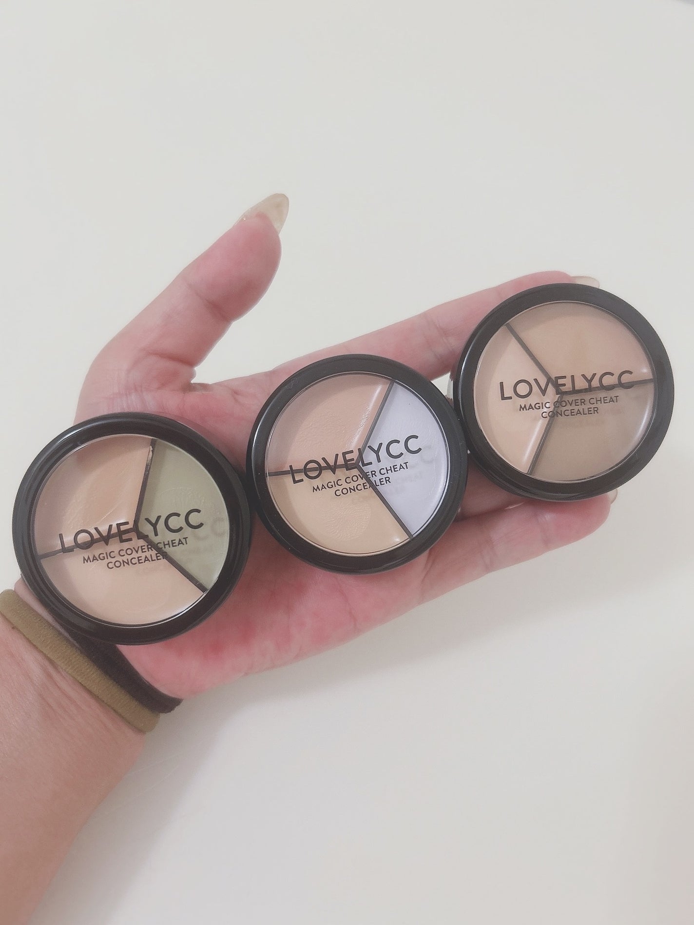 lovelycc マジックカバーチートコンシーラー/LOVELYCC/パレットコンシーラーを使ったクチコミ(5枚目)