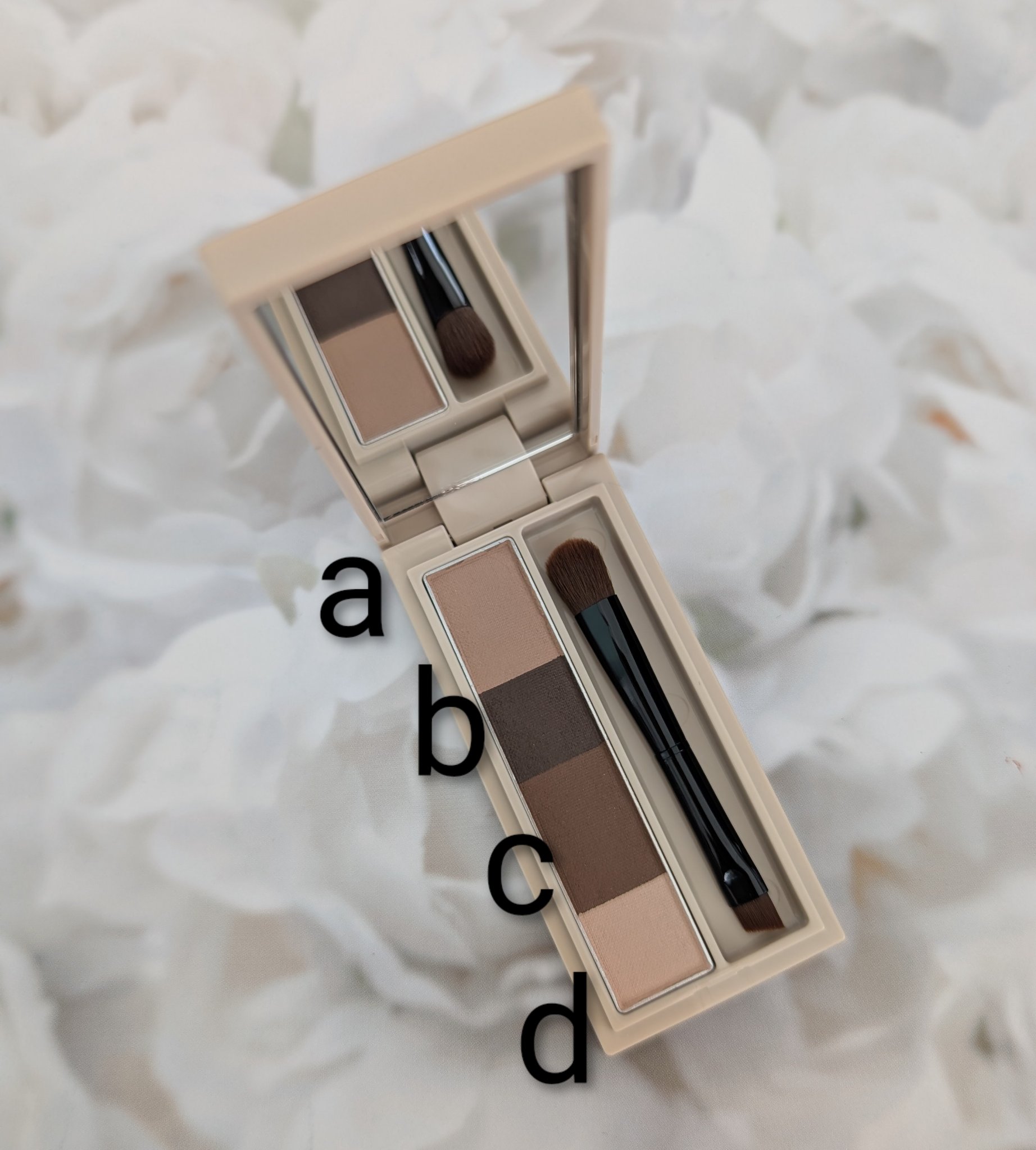 フラッフデザイン アイブロウパウダー/Visée/パウダーアイブロウを使ったクチコミ（2枚目）