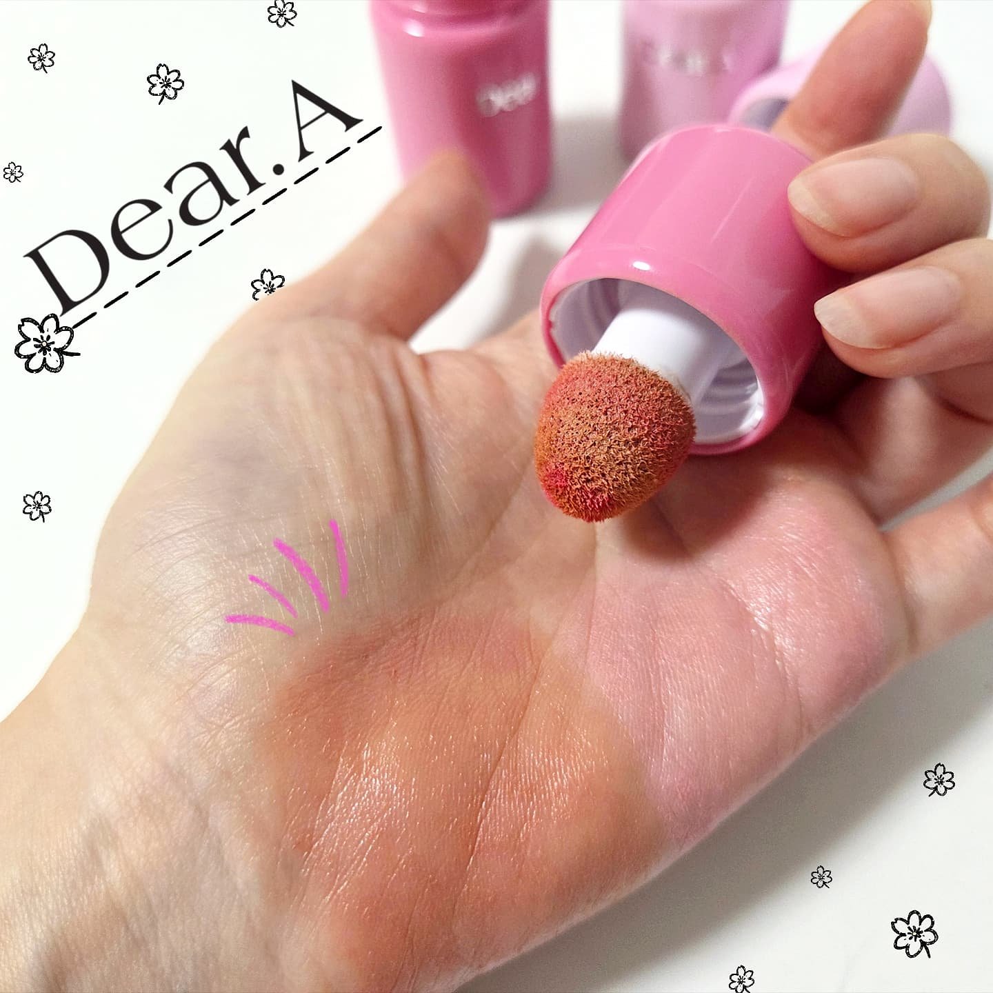 ボンボングロウチーク/Dear.A/リキッドチークを使ったクチコミ（1枚目）