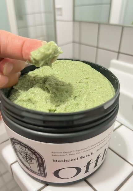 オフラットマシュピールスクラブ/Offlat/ピーリングを使ったクチコミ(2枚目)