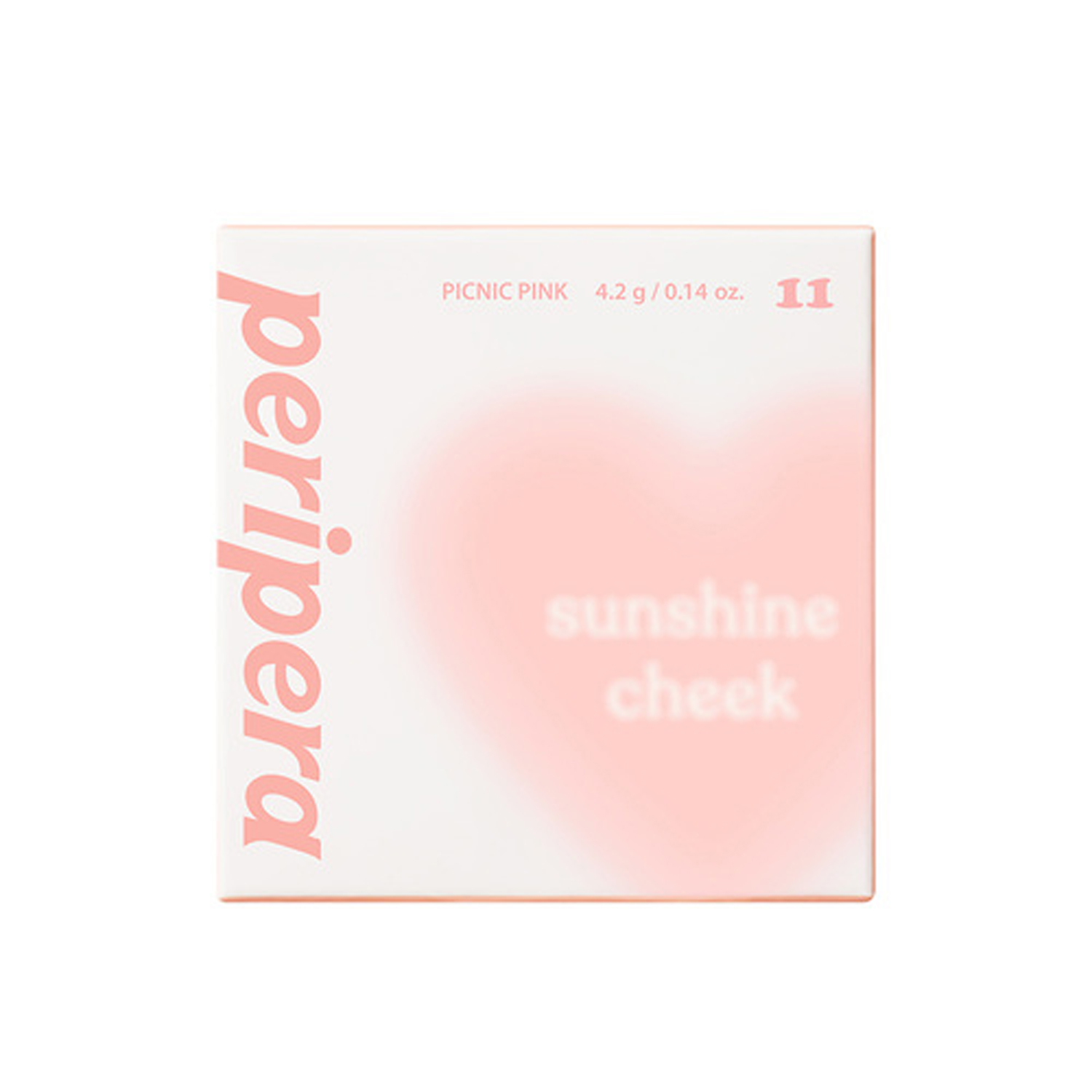 ピュア ブラッシュド サンシャイン チーク 11 SUNNY PINK(ピクニックへ行こう)【ハート盛り】