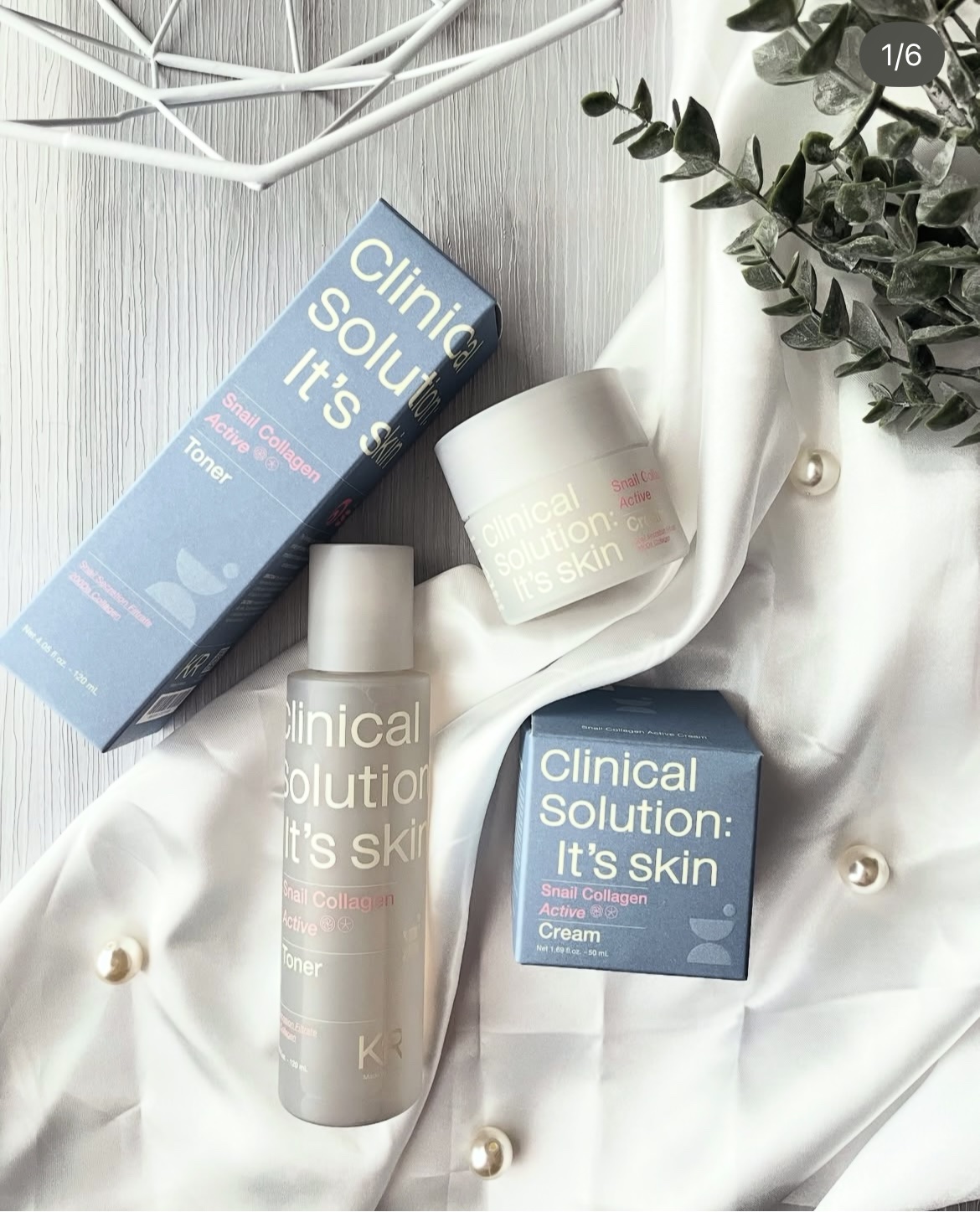 スネイルコラーゲンアクティブクリーム/It's skin/フェイスクリームを使ったクチコミ（1枚目）