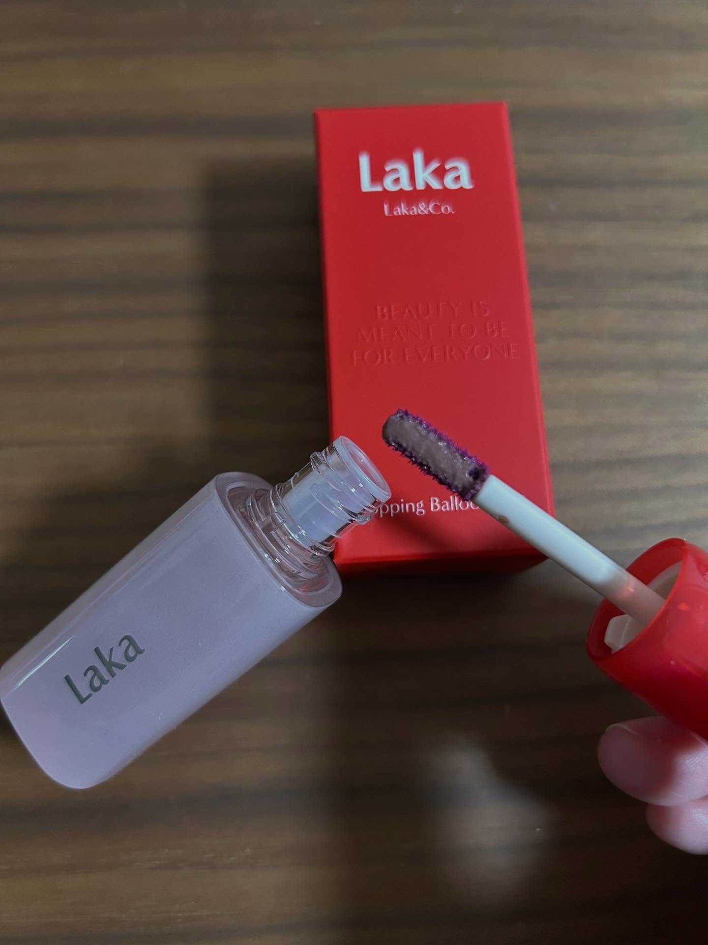 ポッピングバルーンティント/Laka/リップティントを使ったクチコミ（2枚目）