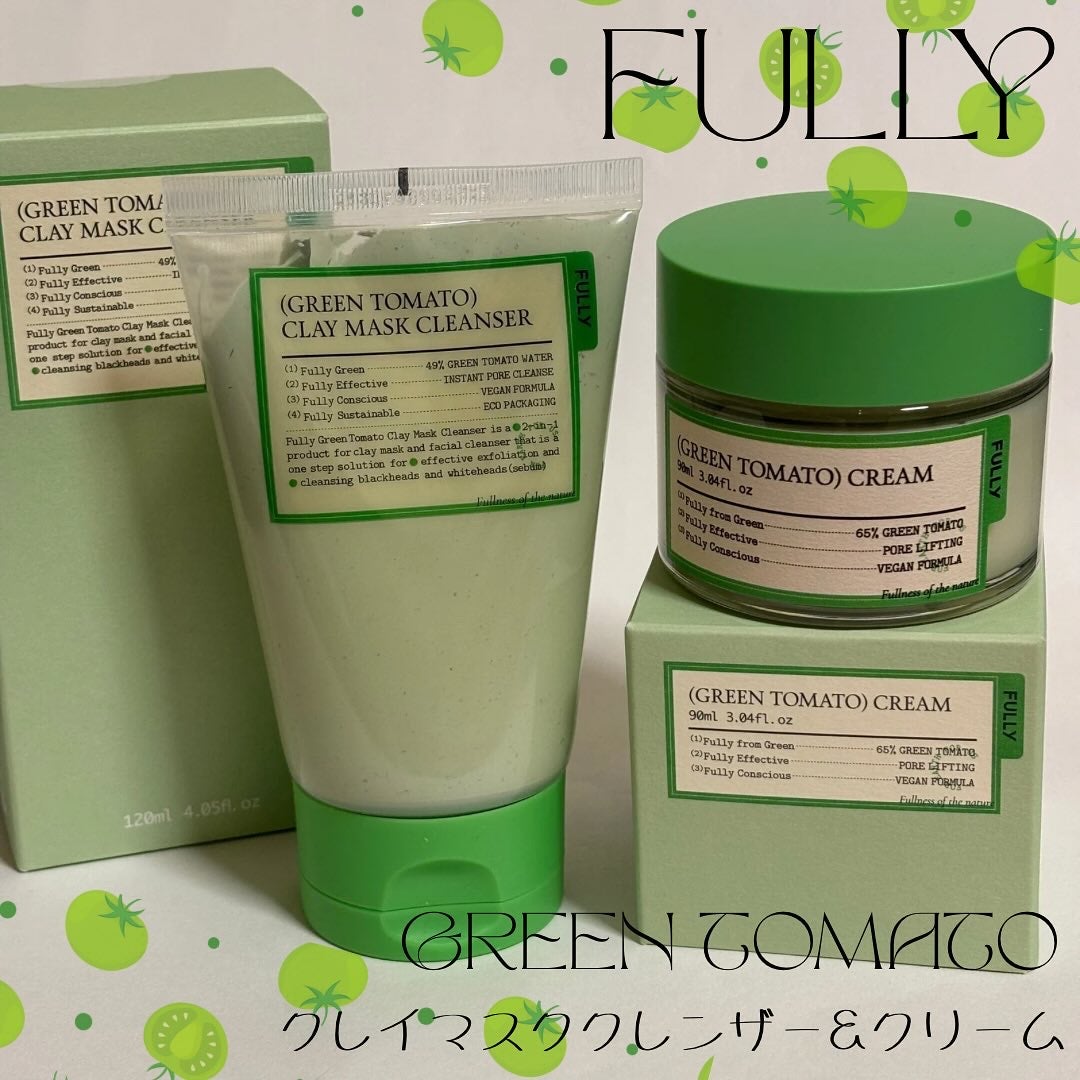 グリーントマトクレイマスククレンザー/FULLY/洗い流すパック・マスクを使ったクチコミ(1枚目)
