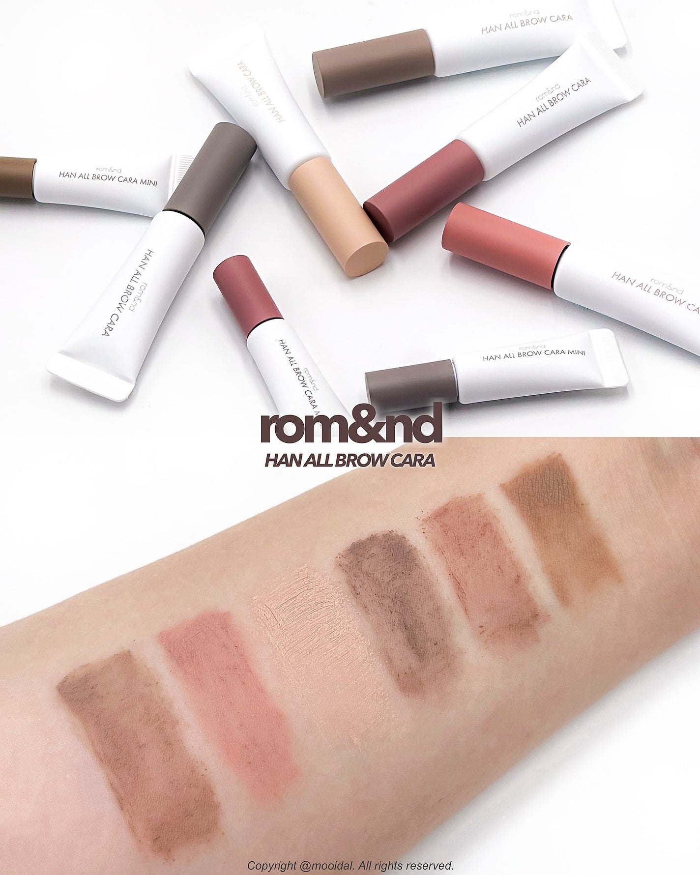 ハンオールブロウカラ/rom&nd/眉マスカラを使ったクチコミ(1枚目)