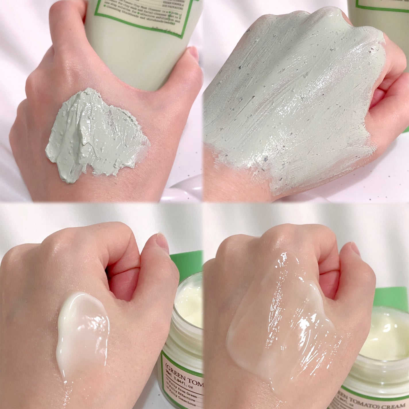 グリーントマトクレイマスククレンザー/FULLY/洗い流すパック・マスクを使ったクチコミ(4枚目)