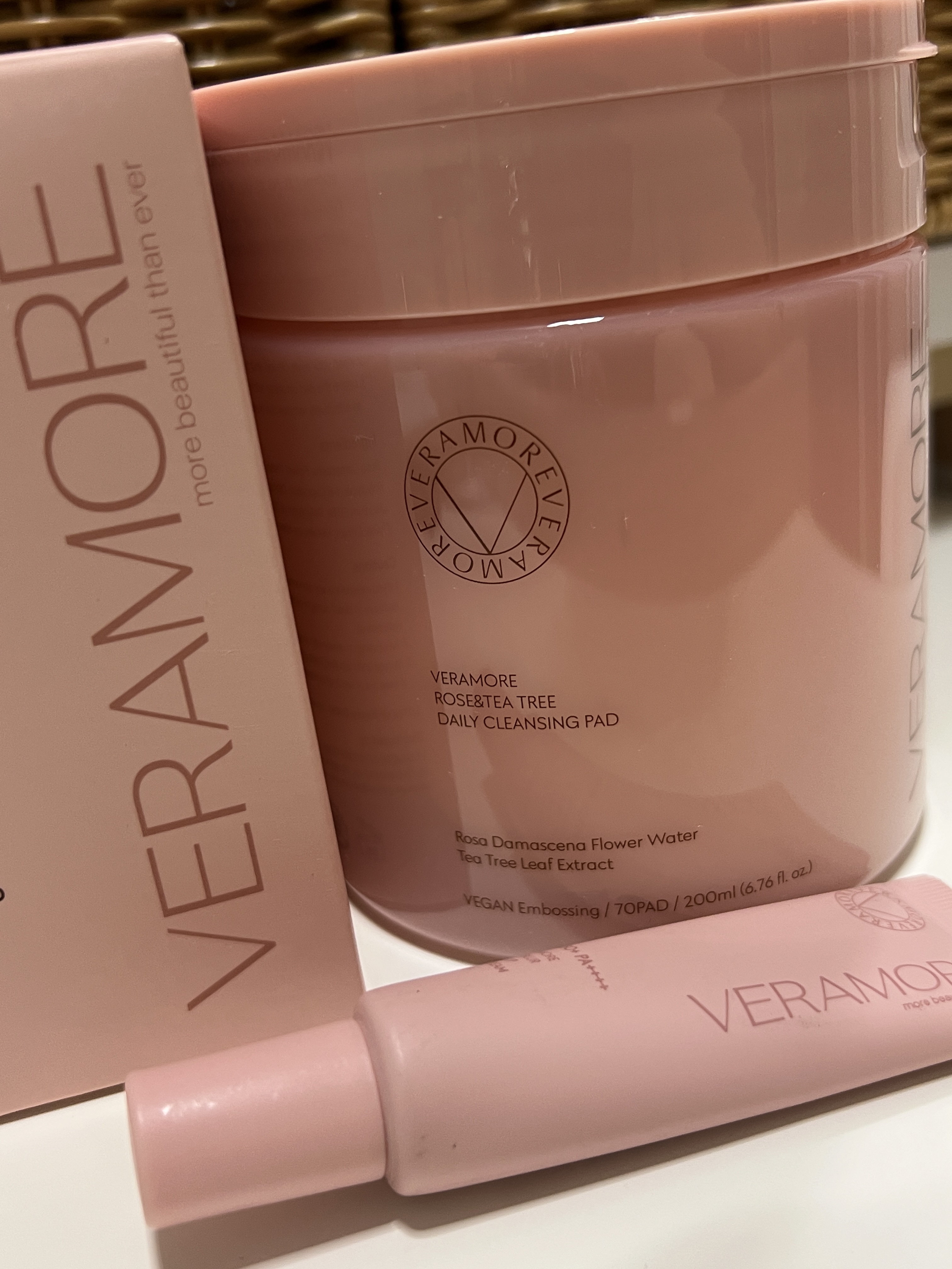 ローズ＆ティーツリークレンジングパッド/VERAMORE/クレンジングシートを使ったクチコミ（1枚目）