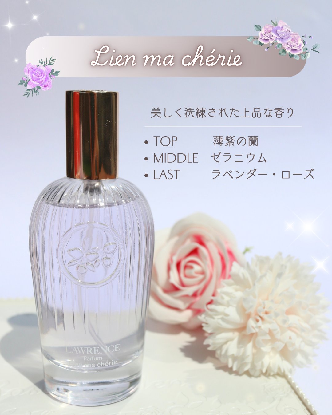 ロウレンス　パルファム　リアンマシェリ/ロウレンス /香水(レディース)を使ったクチコミ（2枚目）