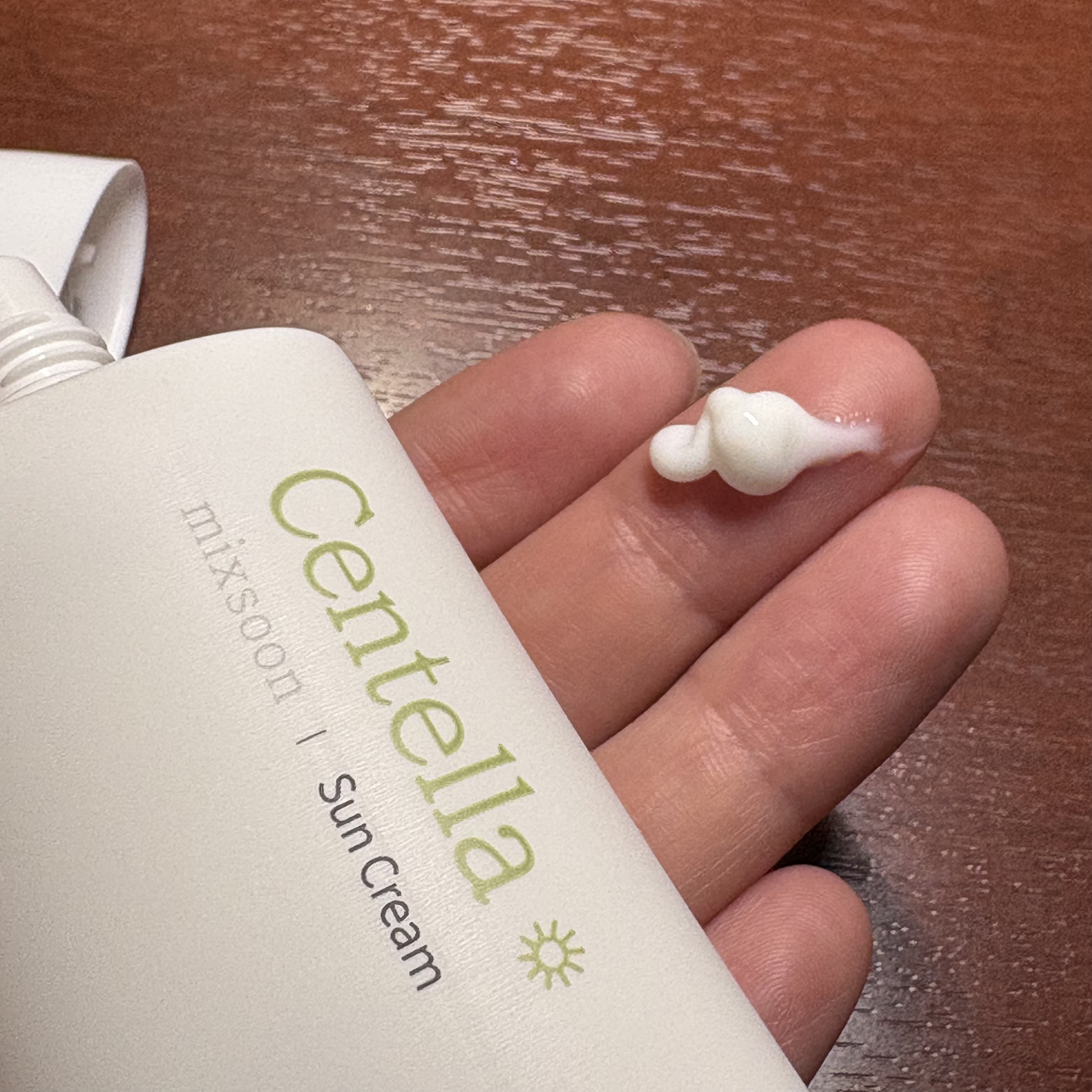 ツボクサ サンクリーム/mixsoon/日焼け止めクリームを使ったクチコミ（3枚目）