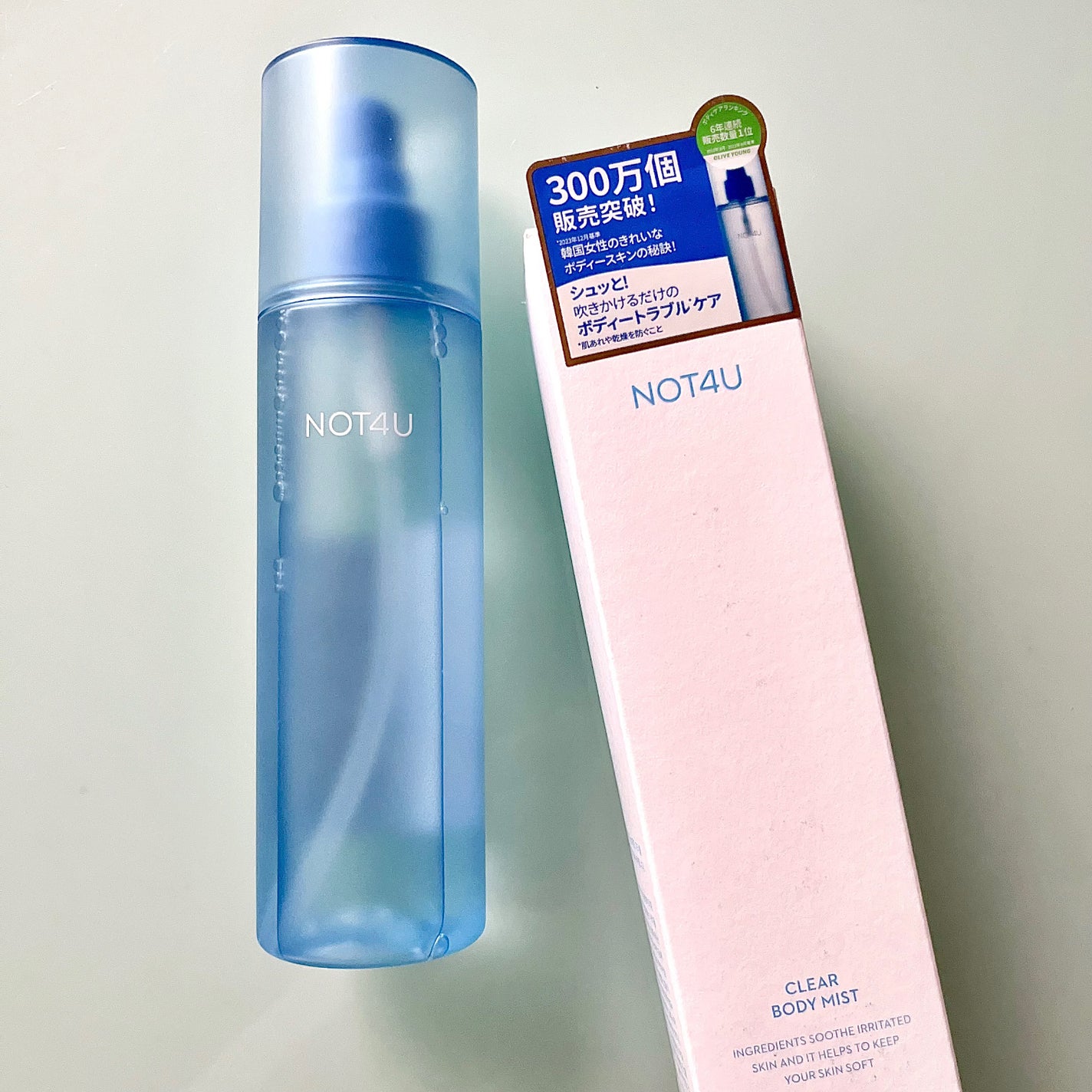 NOT4U クリア ボディミスト/NOT4U/ミスト状化粧水を使ったクチコミ(3枚目)