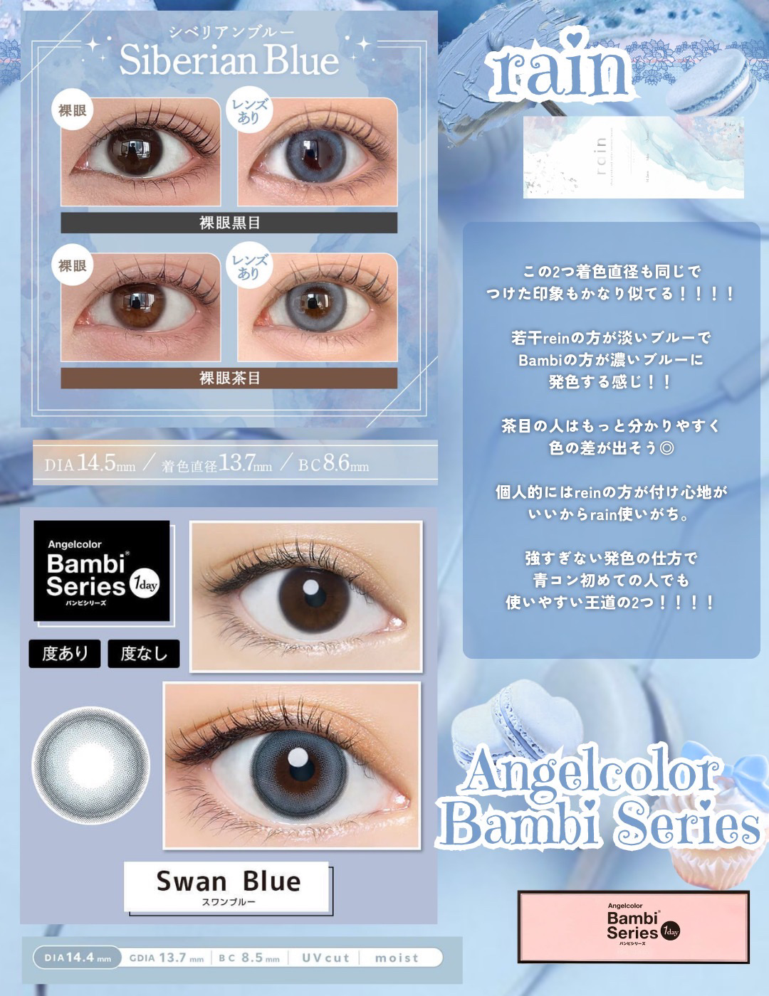 Angelcolor Bambi Series 1day /AngelColor/ワンデー（１DAY）カラコンを使ったクチコミ（2枚目）