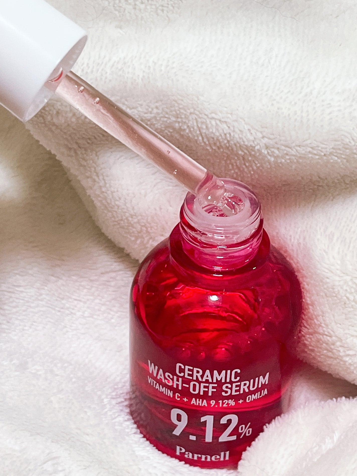 AHA 9.12 オミジャ 陶器肌 ウォッシュオフ セラム/parnell/美容液を使ったクチコミ(1枚目)