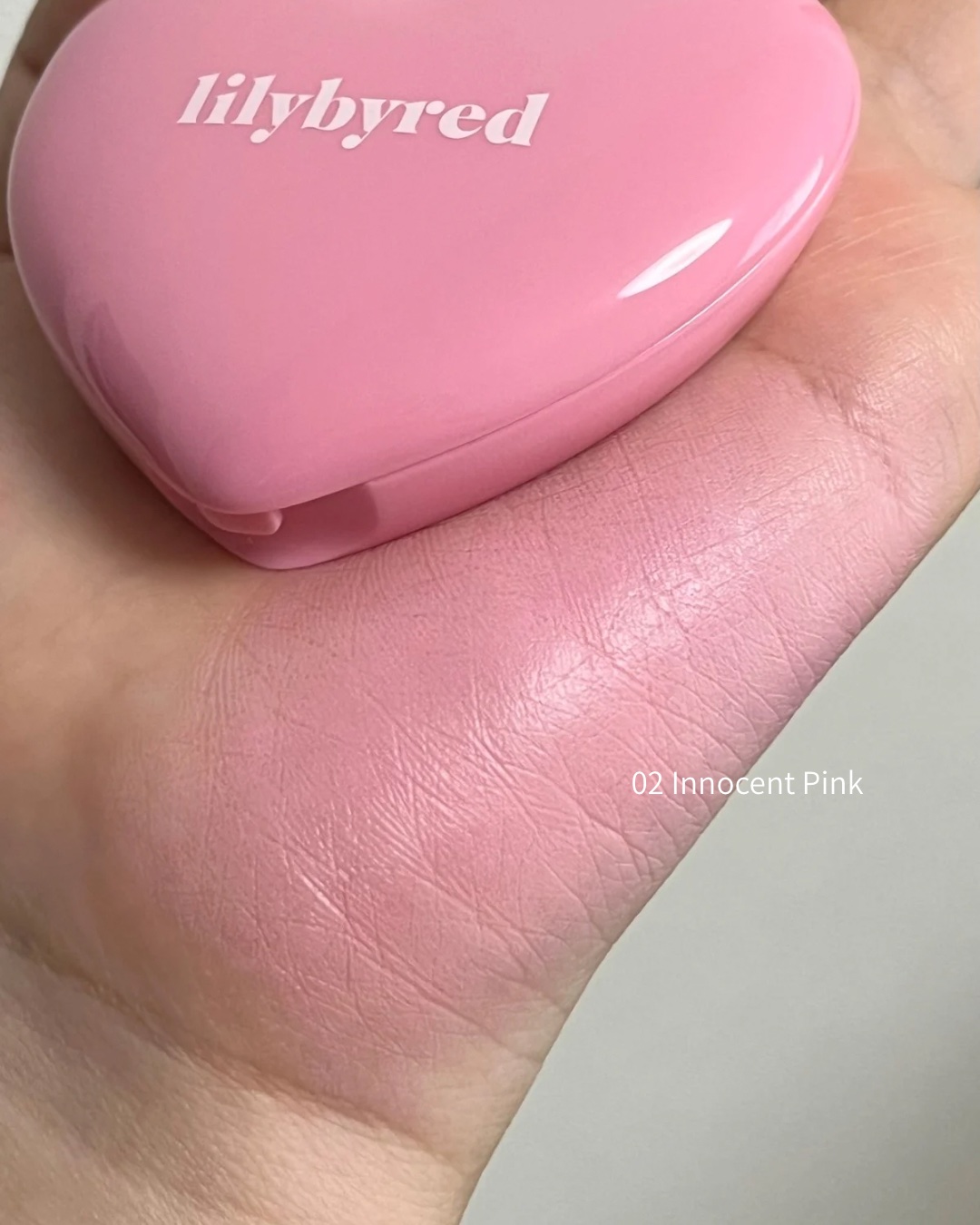 ラヴ ビーム チークバーム 02 イノセントピンク/lilybyred/ジェル・クリームチークを使ったクチコミ（1枚目）