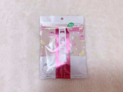 ワフードメイド 酒粕マスク グロー ジューシーピーチの香り/pdc/シートマスク・パックを使ったクチコミ(1枚目)