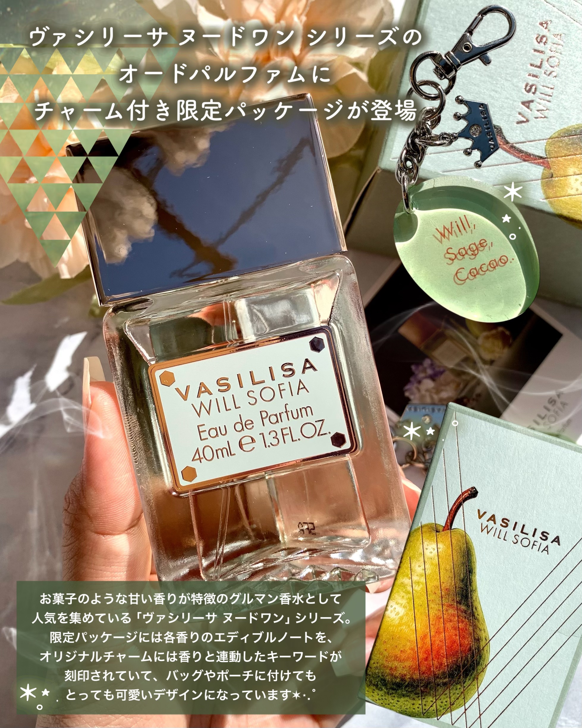 ヴァシリーサ ウィル ソフィア オードパルファム 40ml/ヴァシリーサ/香水(レディース)を使ったクチコミ（2枚目）