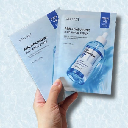 リアルヒアルロニックブルーアンプル 100/Wellage/美容液を使ったクチコミ(7枚目)