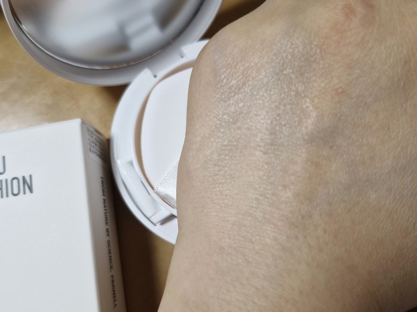 シカマヌ セラム クッションファンデ/parnell/クッションファンデーションを使ったクチコミ(2枚目)