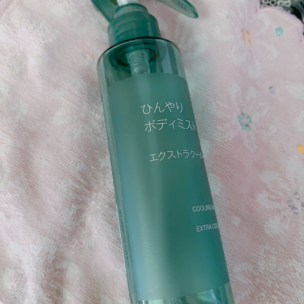 無印良品 ひんやりボディミスト　エクストラクールのクチコミ「無印良品ひんやりボディミスト　エクストラクール

大容量で値段も良かったです。
来年発売したら.....」（1枚目）