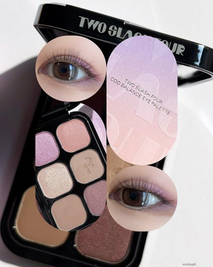 オッドバランスアイパレット/TWO SLASH FOUR/アイシャドウパレットを使ったクチコミ(8枚目)
