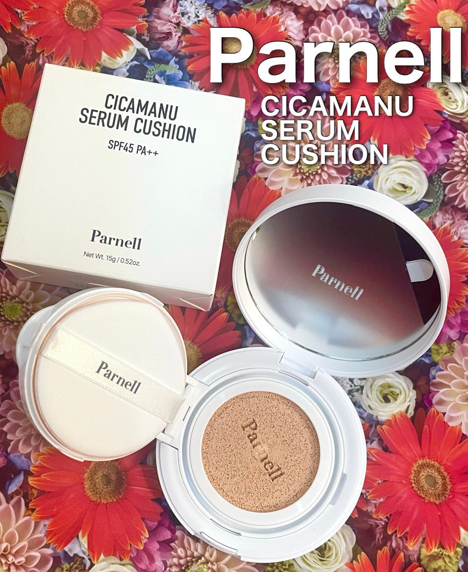 シカマヌ セラム クッションファンデ/parnell/クッションファンデーションを使ったクチコミ(1枚目)