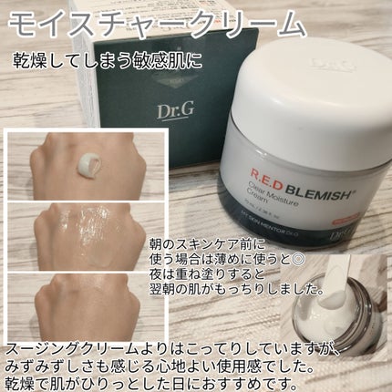 レッドブレミッシュ クリアスージングクリーム/Dr.G/フェイスクリームを使ったクチコミ(3枚目)