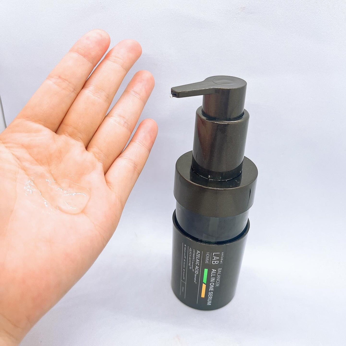 アンレーベル ラボ オム AZ バランサー オールインワンセラム/unlabel/オールインワン化粧品を使ったクチコミ(2枚目)