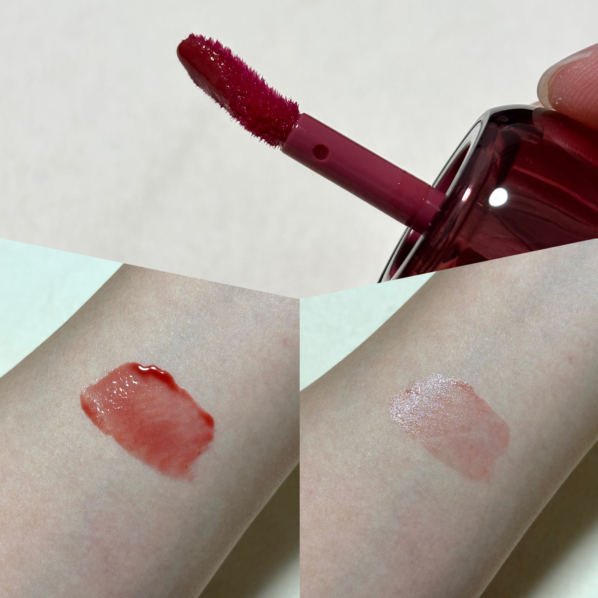 フィー 3Dボリューミングティント 12 フィグディップ/fwee/リップティントを使ったクチコミ（2枚目）