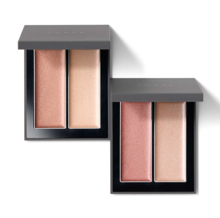 THREE シマリング グロー デュオ/THREE/クリームハイライトを使ったクチコミ（1枚目）