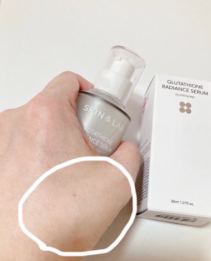 グルタチオンラディアンスセラム/SKIN&LAB/美容液を使ったクチコミ(4枚目)